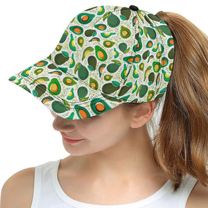 Avocado design pattern All Over Print Snapback Cap