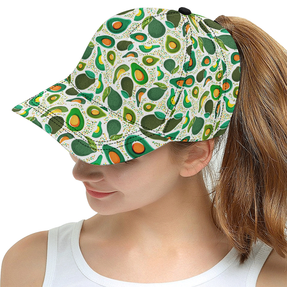 Avocado design pattern All Over Print Snapback Cap