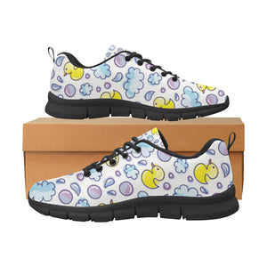 Duck Toy Pattern Print Design 01 Men's Breathable Sneakers ( Model 055)