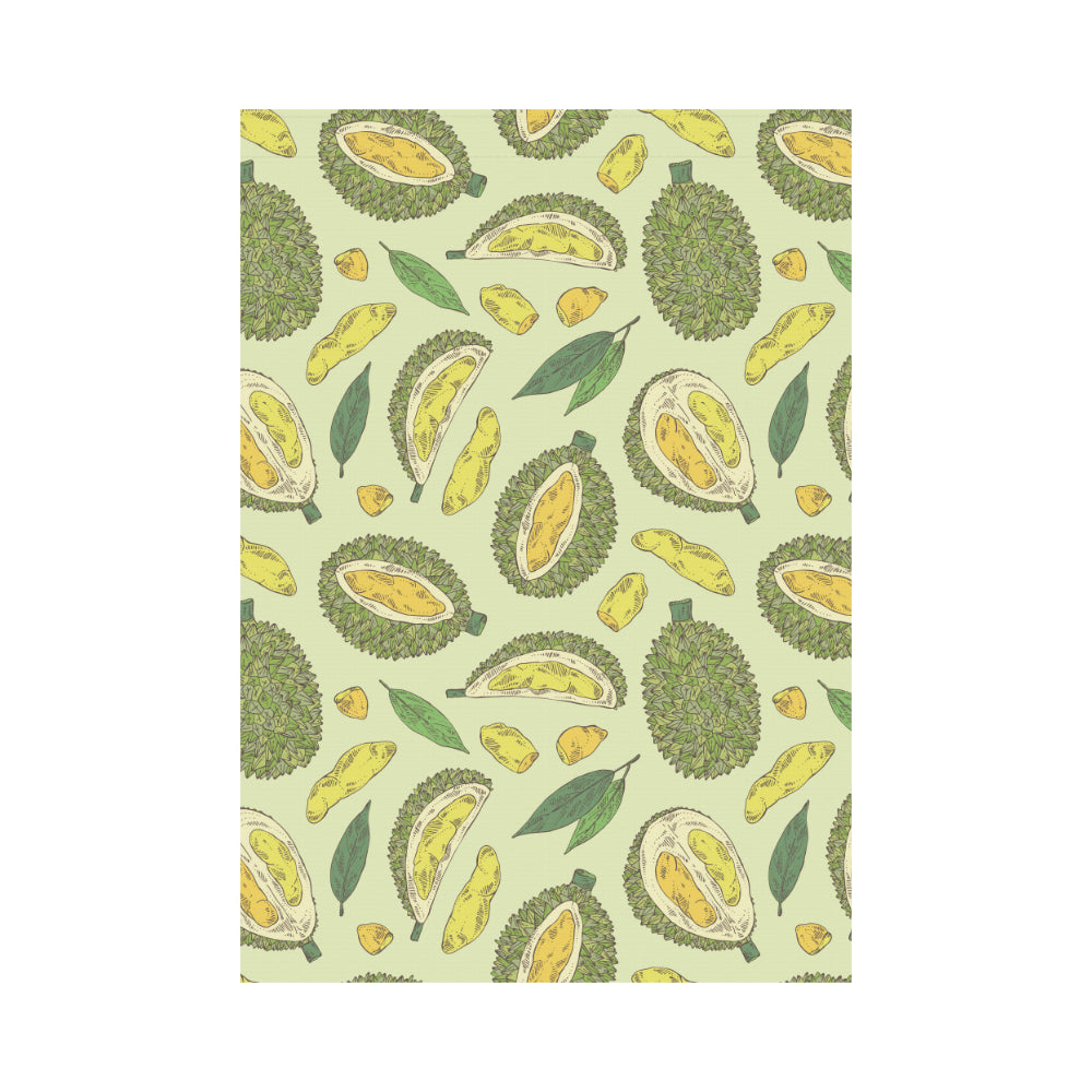 Durian leaves pattern background House Flag Garden Flag