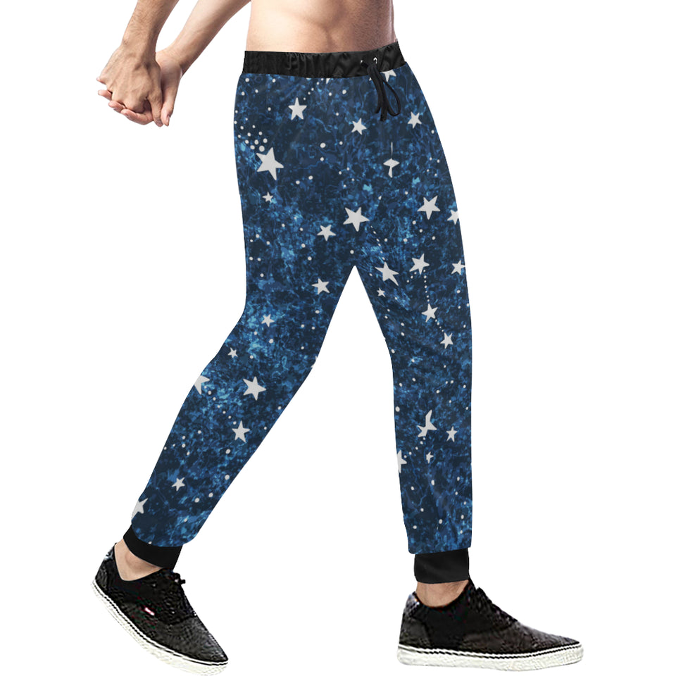 Night sky star pattern Unisex Casual Sweatpants