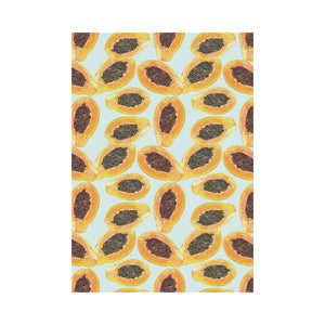 Watercolor papaya pattern House Flag Garden Flag