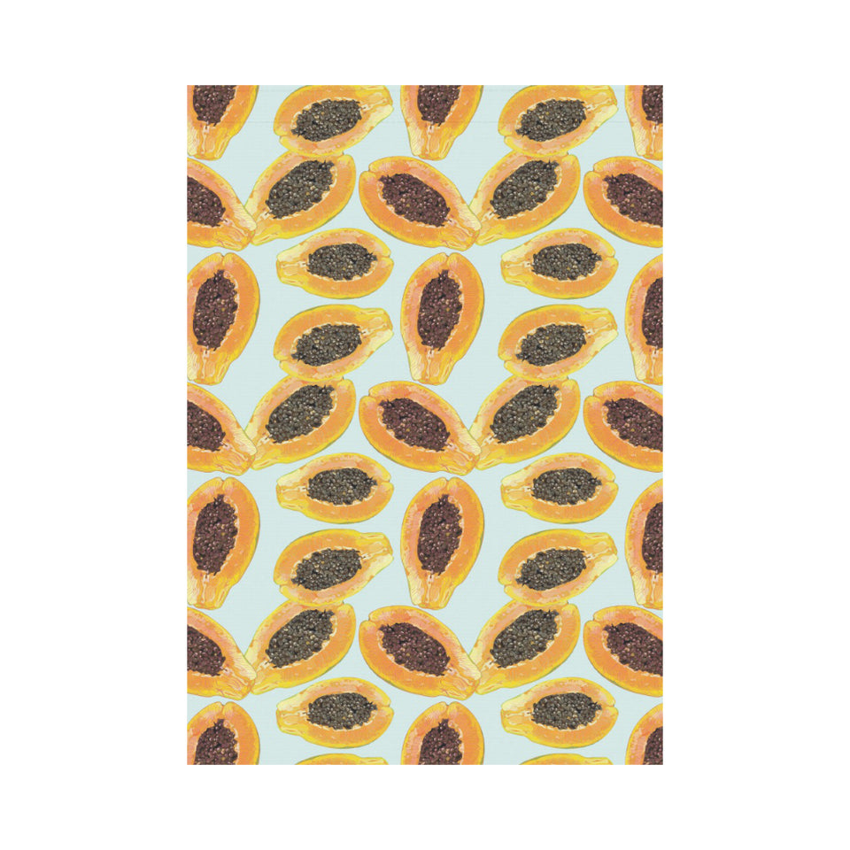 Watercolor papaya pattern House Flag Garden Flag