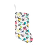 Dragonflies ginkgo leaves pattern Christmas Stocking