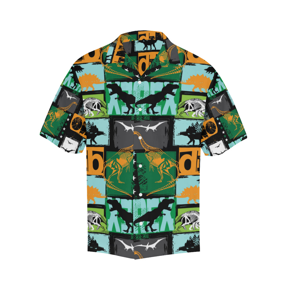 dinosaurs print pattern Men's All Over Print Hawaiian Shirt