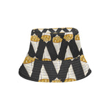 French fries dark background Unisex Bucket Hat