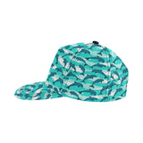 Dolphin sea pattern All Over Print Snapback Cap