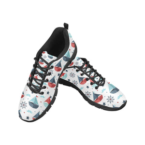 Cute color paper sailboat pattern Women's Sneaker Shoes