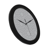 arabic star pattern Elegant Black Wall Clock