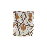 Sloths hanging on the tree pattern Morphing Mug Heat Changing Mug
