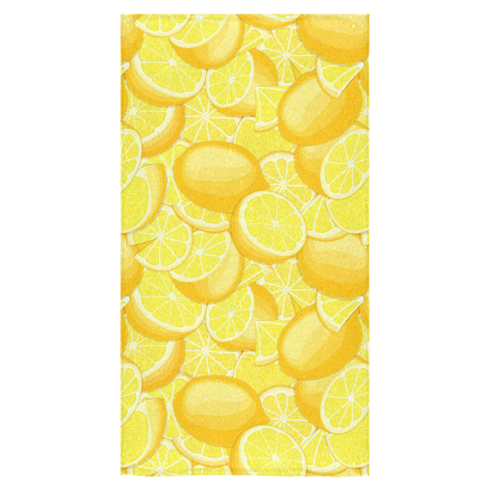 lemon pattern Bath Towel