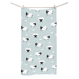 Sheep polka dot cloud pattern Bath Towel