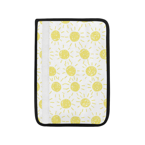 hand drawn sun pattern Car Seat Belt Cover