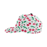 cherry pattern white background All Over Print Snapback Cap