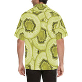 Sliced kiwi pattern Men's All Over Print Hawaiian Shirt
