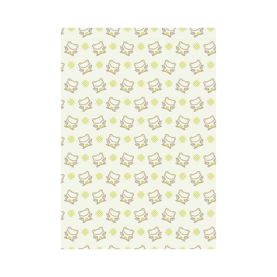 Cute cartoon frog baby pattern House Flag Garden Flag