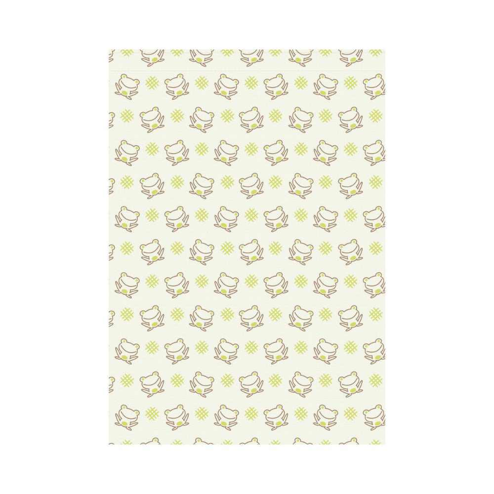 Cute cartoon frog baby pattern House Flag Garden Flag