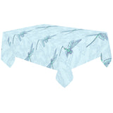 Dragonfly pattern blue background Tablecloth