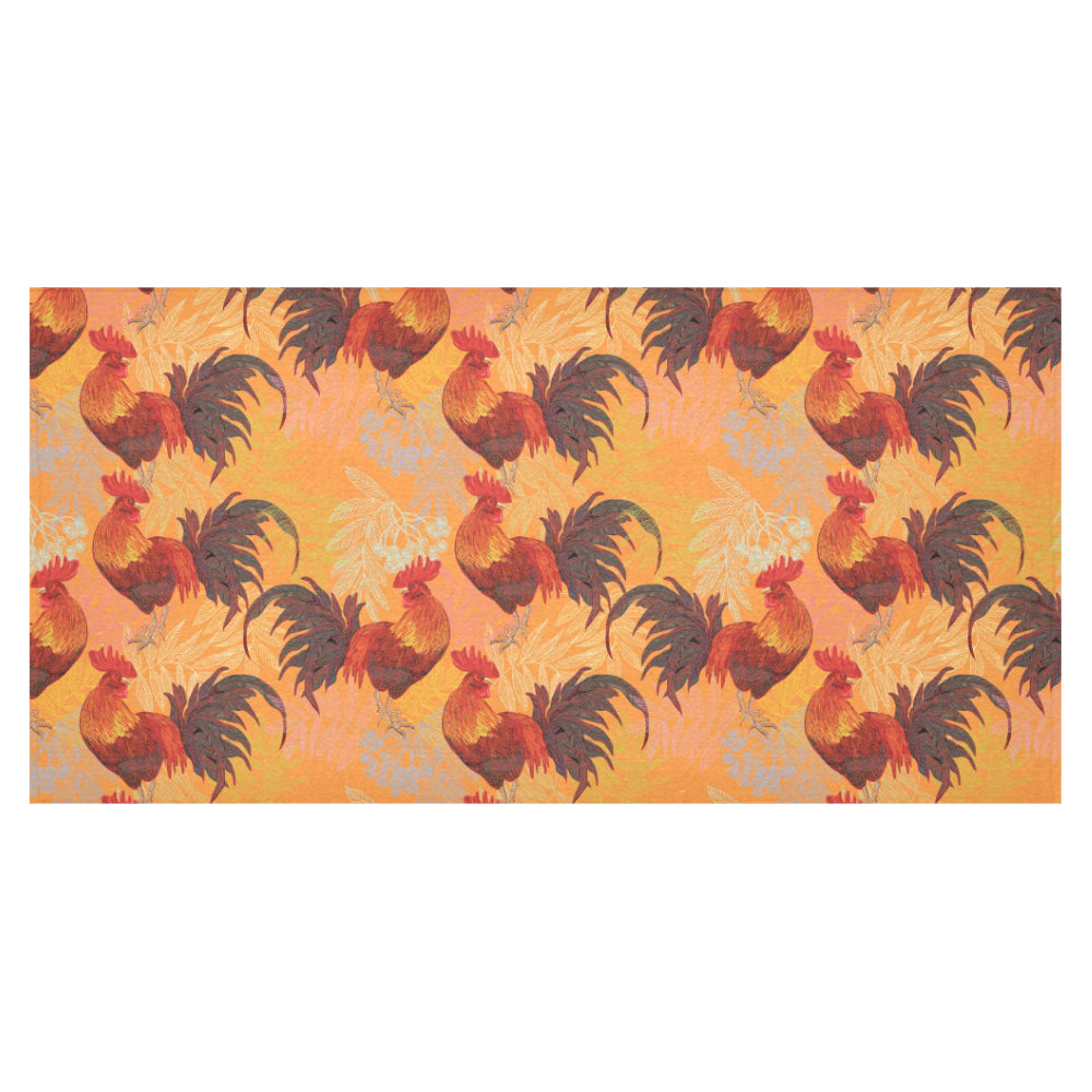 red rooster chicken cock pattern Tablecloth