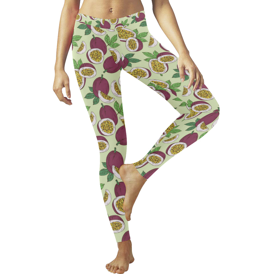 Paassion fruit pattern Women's Legging Fulfilled In US