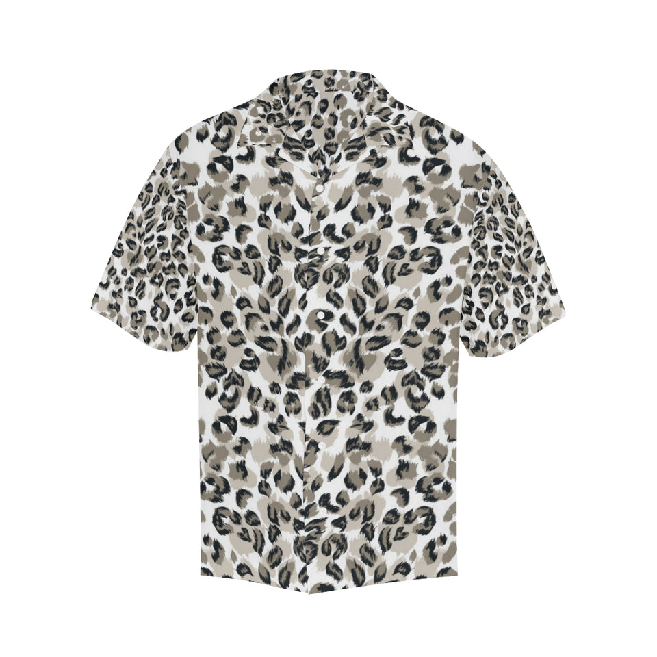 Leopard skin print pattern Men's All Over Print Hawaiian Shirt