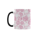 Sketch guava pattern Morphing Mug Heat Changing Mug