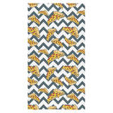 Pizza design pattern Bath Towel