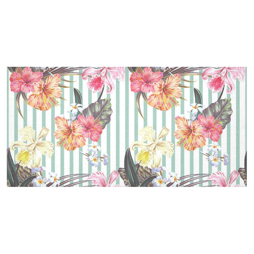 Colorful orchid flower pattern Tablecloth