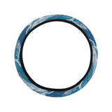 Shark hand drawn Car Steering Wheel Cover