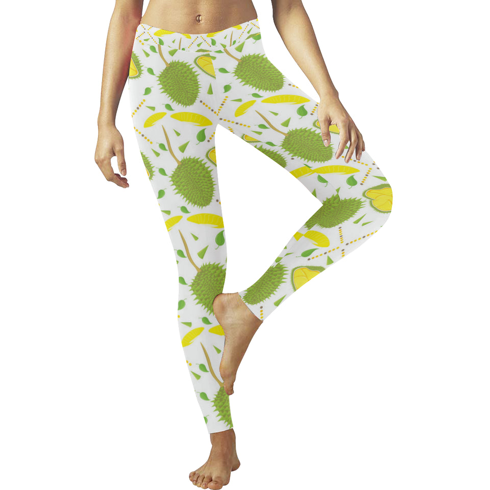 Durian pattern background Women's Legging Fulfilled In US