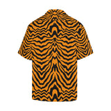 Bengal tigers skin print pattern Men's All Over Print Hawaiian Shirt