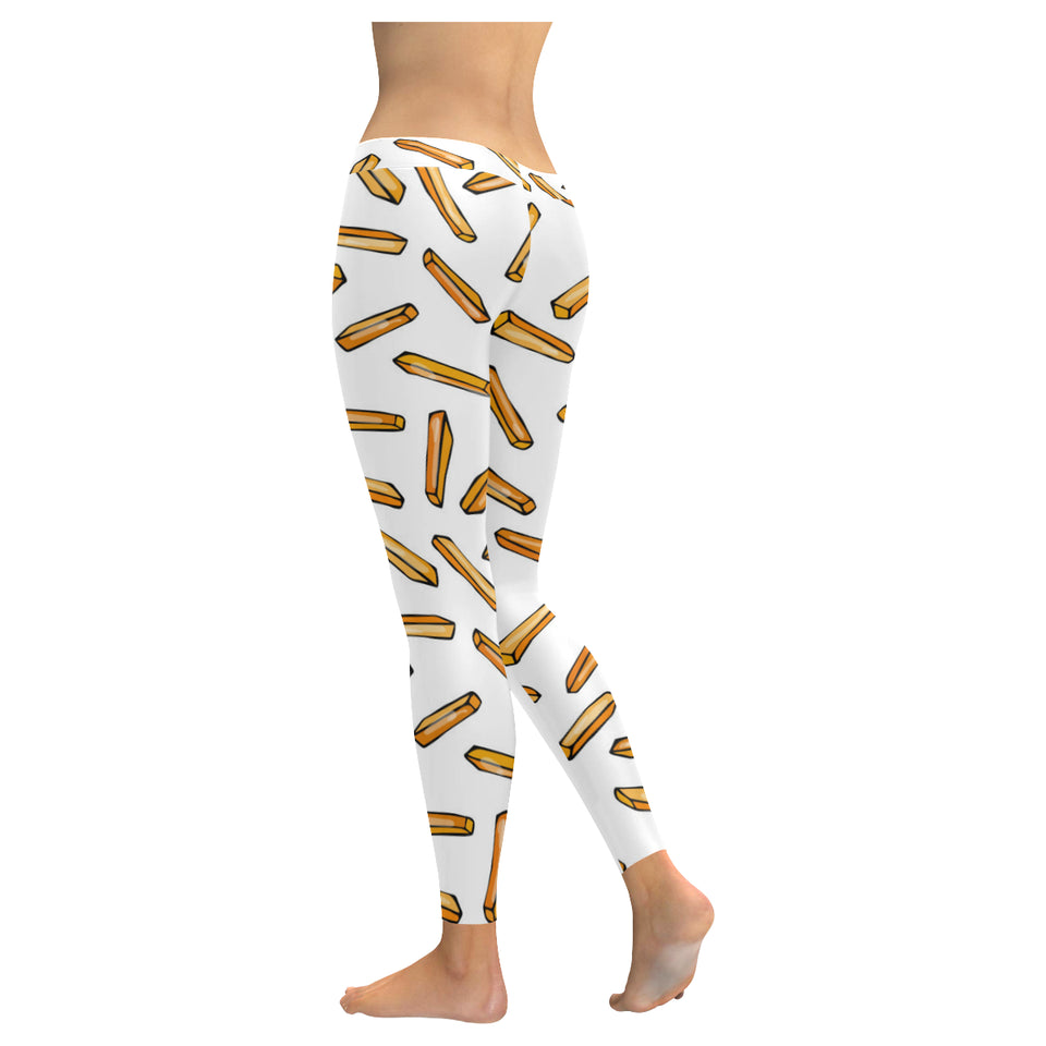 French fries potato pattern Women's Legging Fulfilled In US