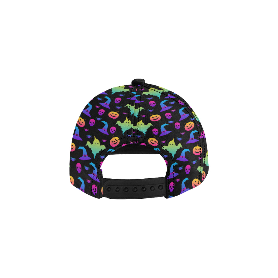 Colorful halloween background All Over Print Snapback Cap