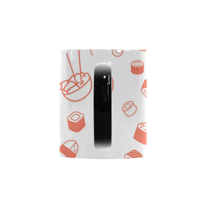 Sushi pattern Morphing Mug Heat Changing Mug