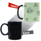 broccoli sketch pattern Morphing Mug Heat Changing Mug