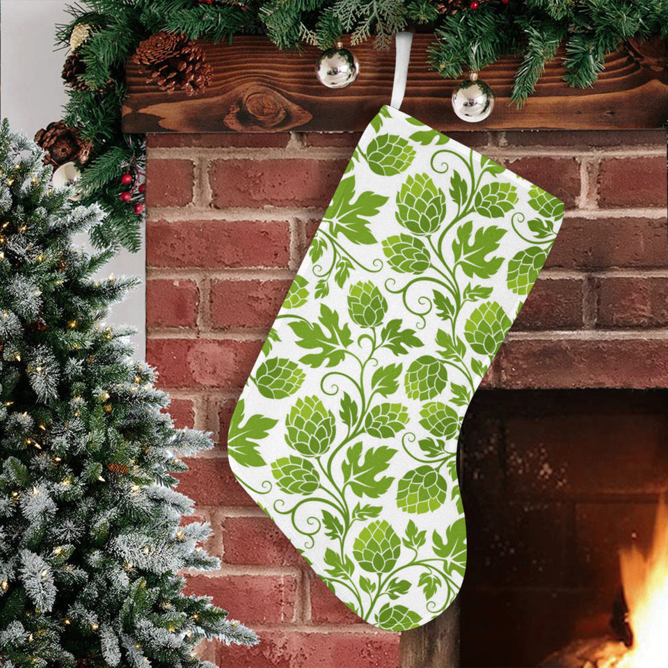 Hop design pattern Christmas Stocking
