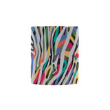 Colorful zebra skin pattern Morphing Mug Heat Changing Mug