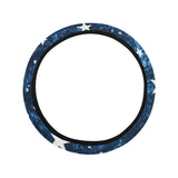 Night sky star pattern Car Steering Wheel Cover