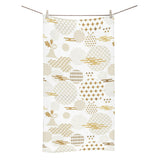 Beautiful gold japanese pattern Bath Towel