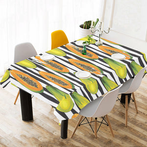 papaya design pattern Tablecloth