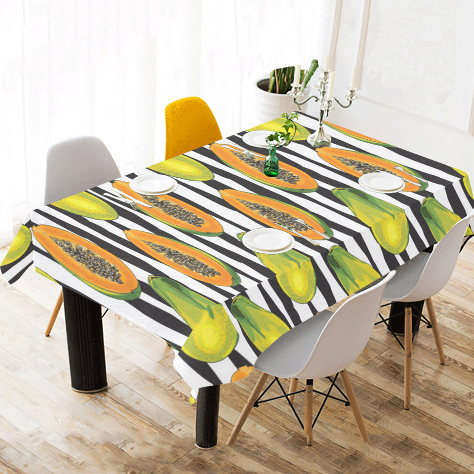 papaya design pattern Tablecloth