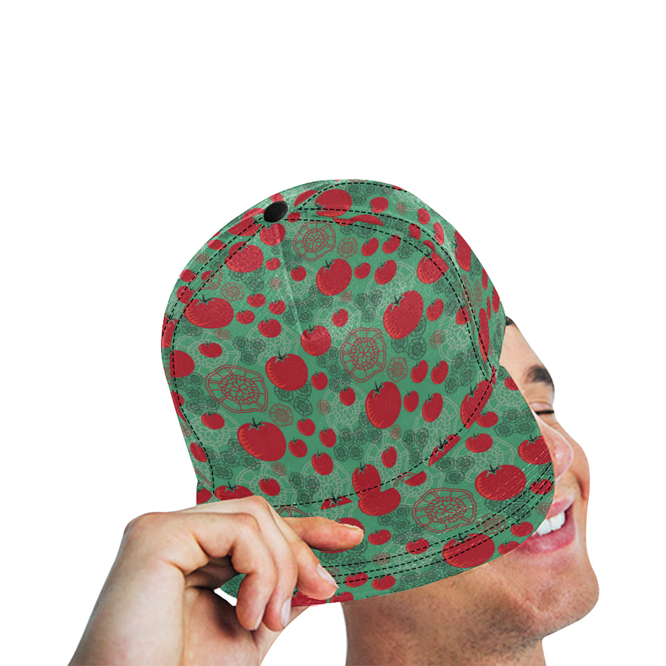 Tomato design pattern All Over Print Snapback Cap