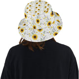 beautiful sunflowers pattern Unisex Bucket Hat