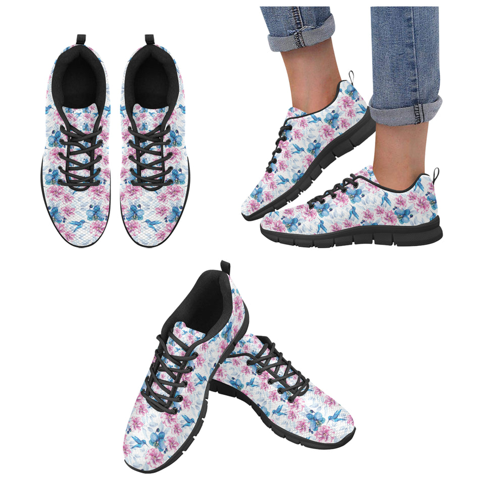 Hummingbird Pattern Print Design 02 Women's Sneaker Shoes