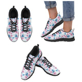 Hummingbird Pattern Print Design 02 Women's Sneaker Shoes