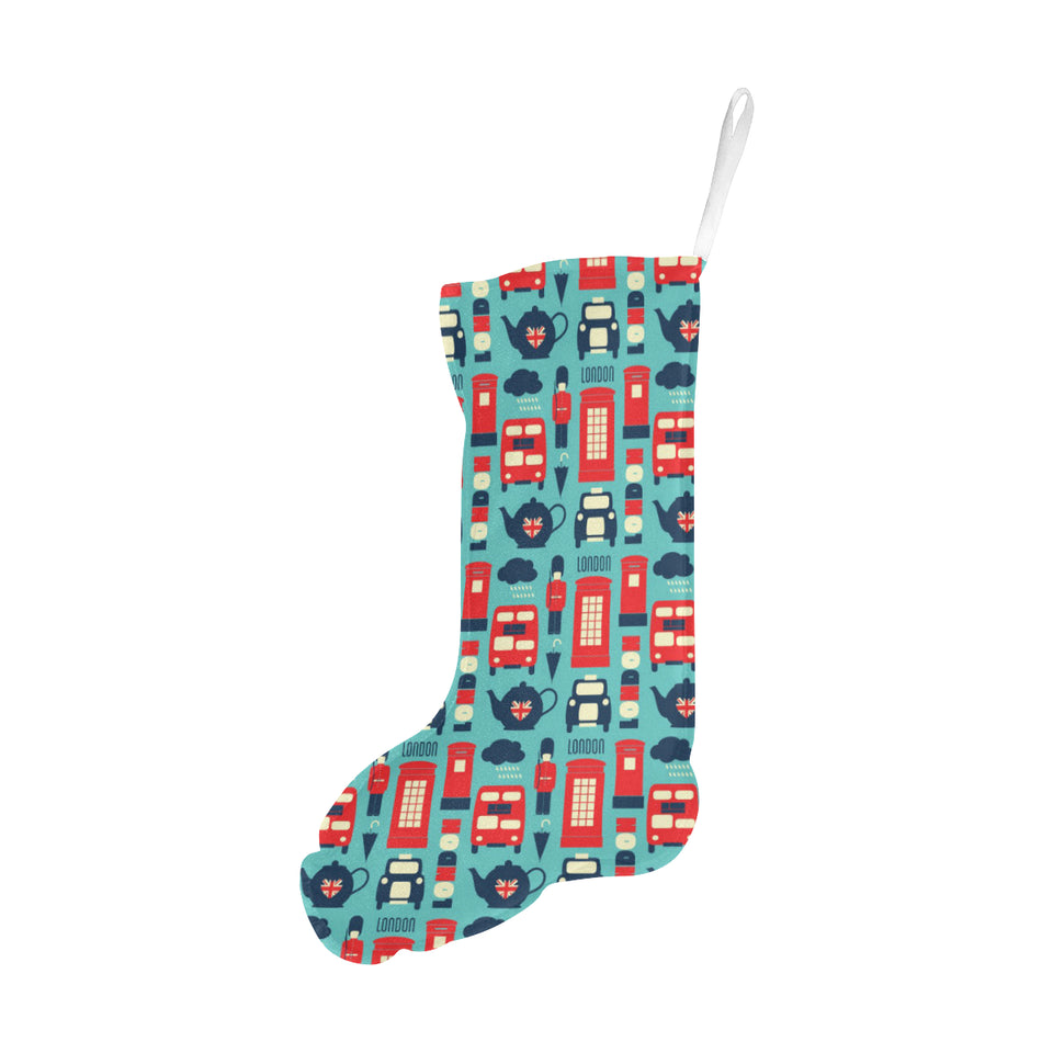 British Pattern Print Design 04 Christmas Stocking