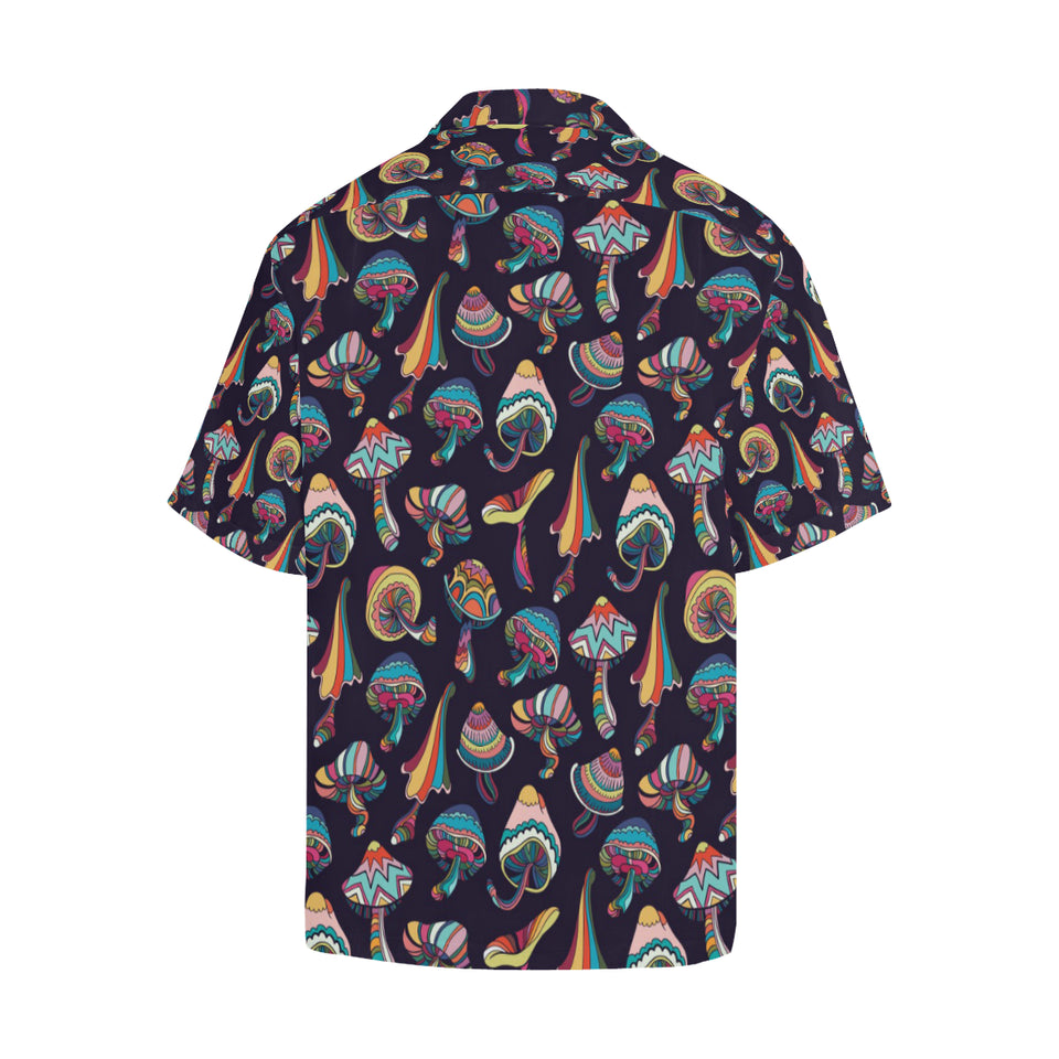Colorful mushroom pattern Men's All Over Print Hawaiian Shirt