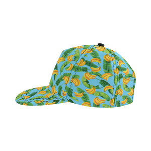 banana leaves banana design pattern All Over Print Snapback Cap