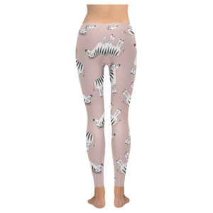 Cute zebra pattern Women's Legging Fulfilled In US
