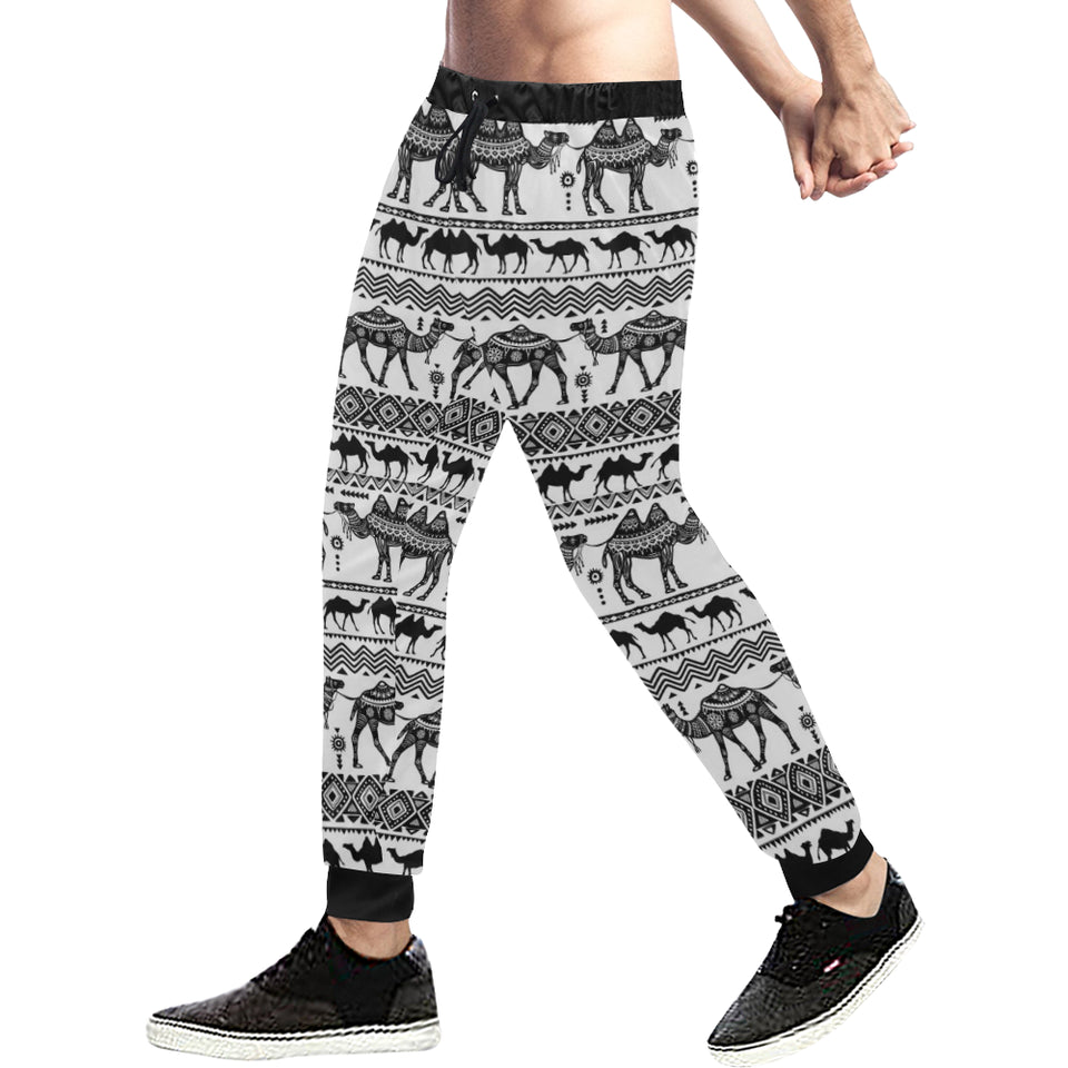 Camel polynesian tribal pattern Unisex Casual Sweatpants